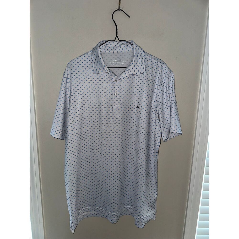 Vineyard vines On The Go Sankaty Polo Size Large